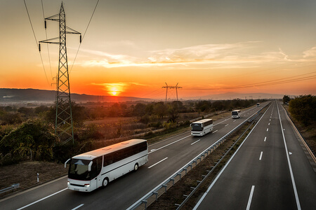 charter bus rental Tacoma Washington